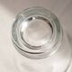 Set of 2 cups, glass and metal holder, Bormiolo Rocco, Italy
