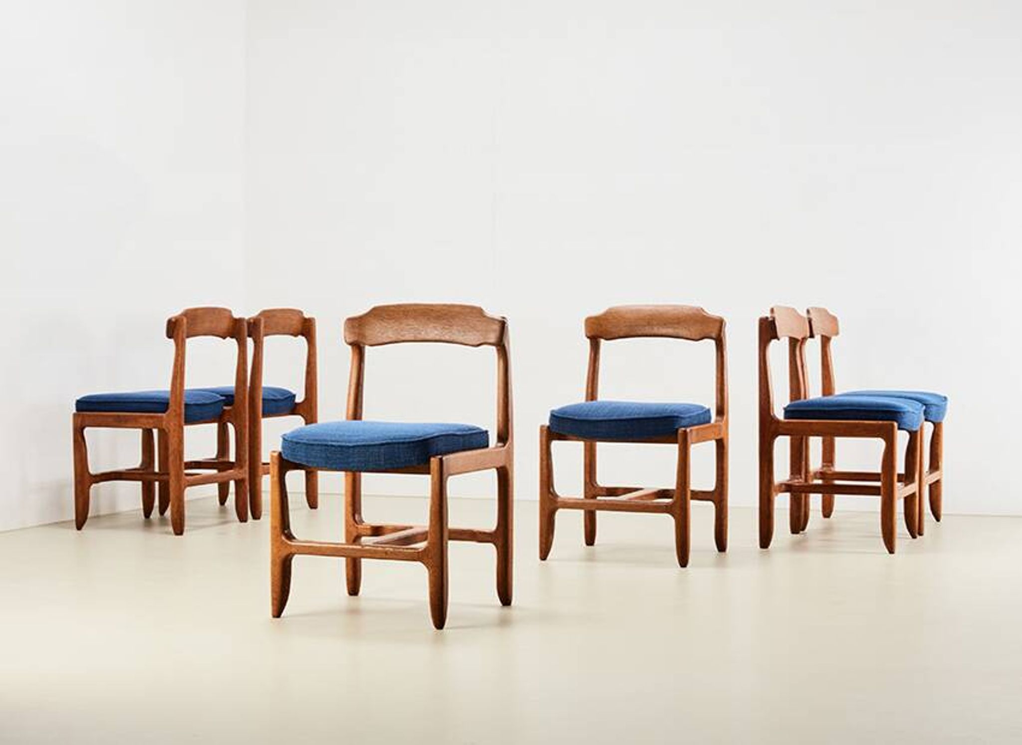 Guillerme & Chambron Set of 6 'Veronique' Dining Chairs for Votre Maison