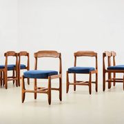 Guillerme & Chambron Set of 6 'Veronique' Dining Chairs for Votre Maison