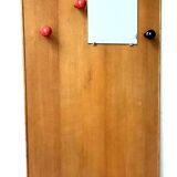 Entrance cloakroom in vintage oak veneer from the 50s/60s