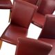 Poltrona Frau Italy - 6 chairs in varnished wood and leather