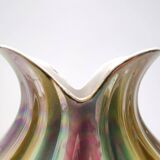 Ceramic Vase Attributed to Italo Casini with Iridescent Colors, Italy