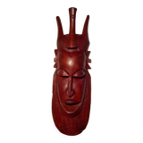Masque africain Benin bois rouge