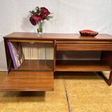 Mid-Century Retro Vintage Teak Record Cabinet by GPlan – 1960s