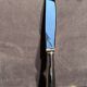 Dessert knife in silver metal signed Christofle model Boréal
