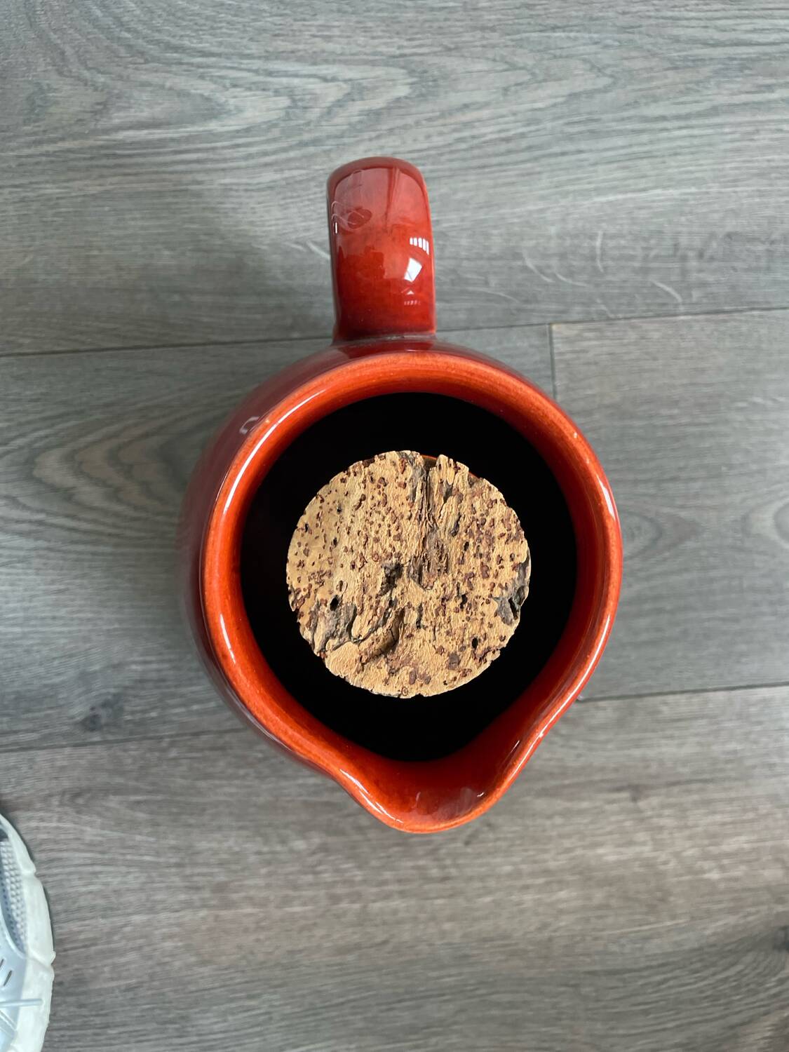 Pichet en grès émaillé signé B. Biot –