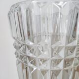 Geometric glass vase