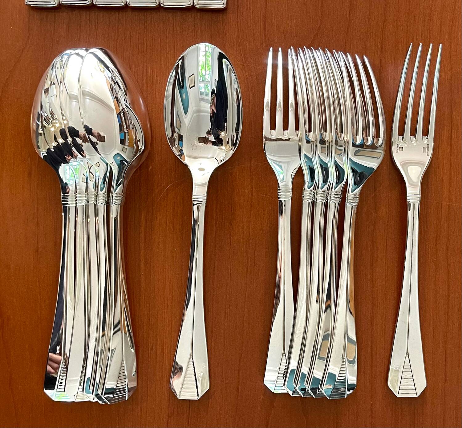 Christofle Atlantide, 24-piece cutlery set, excellent condition