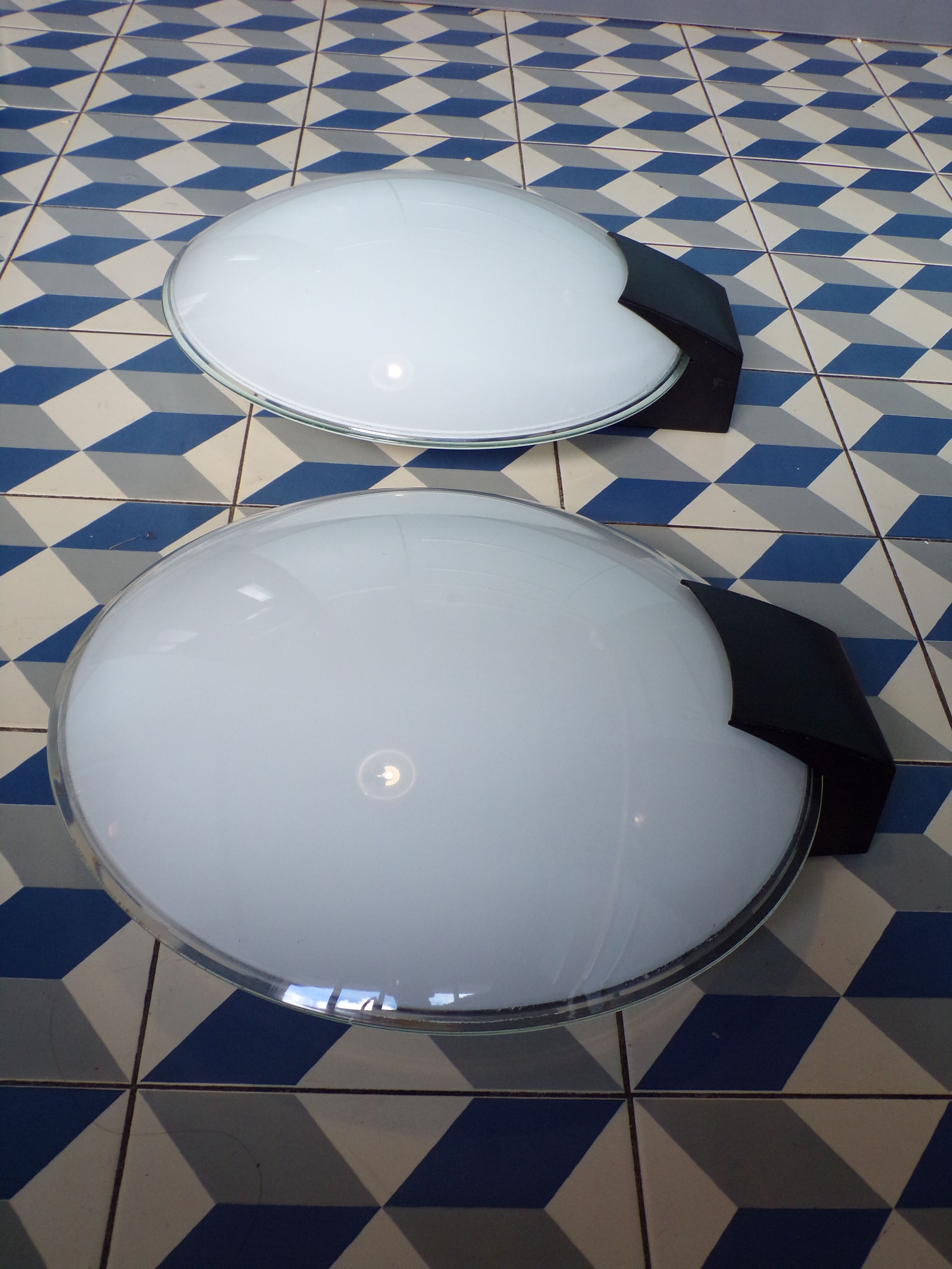 Pair of Europhane disco wall lamps