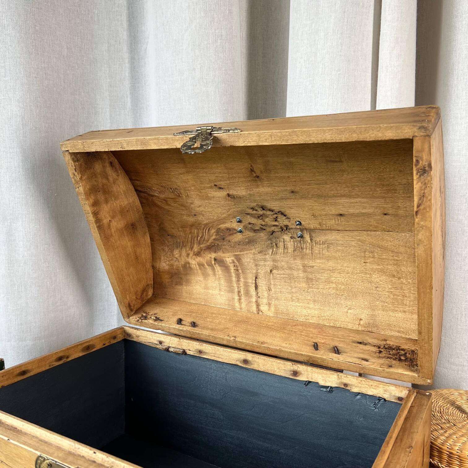 Restored wooden chest