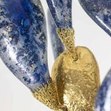 Jacques Duval Brasseur, Large golden brass cactus sculpture. 1992