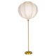 Large brass table lamp by Aage Petersen, for Le Klint, Denmark, 1970s.