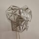 Rare Midcentury Glass Wall Lamp in Style of Kinkeldey, 1960s.