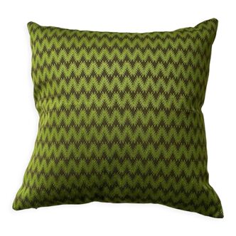 Coussin Kachin vert olive 40x40 cm