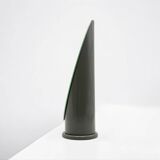 Tabletop 'Lipstick' Mirror in Glossy Grey Made in Italy, 1970s