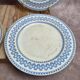 Set of 4 antique English flat plates B.p.w.&m. Milan – Ironstone