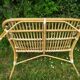 Rattan bench years 50/60