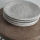 Lot de 4 assiettes mouchetées vintage