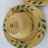 Swedish tea service Christineholm 1970s yellow