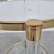 Brass and lucite drinks trolley, 1970s