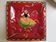 Enamel ashtray from longwy "charming round" by sylvie langet
