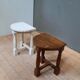 Pair of stool in solid chene
