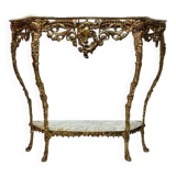 Console vintage en bronze