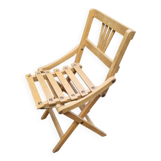 Small folding wooden child's chair, 1950s