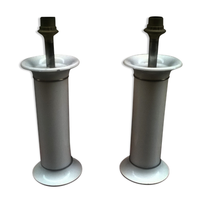 Deux pieds de lampe de salon