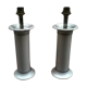 Deux pieds de lampe de salon