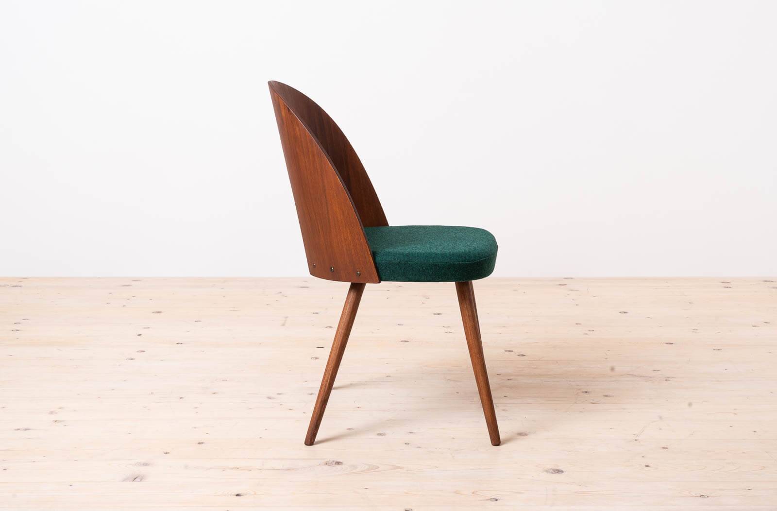 Set of 10 Mid Century Dining Chairs by A. Šuman, Reupholstery Options