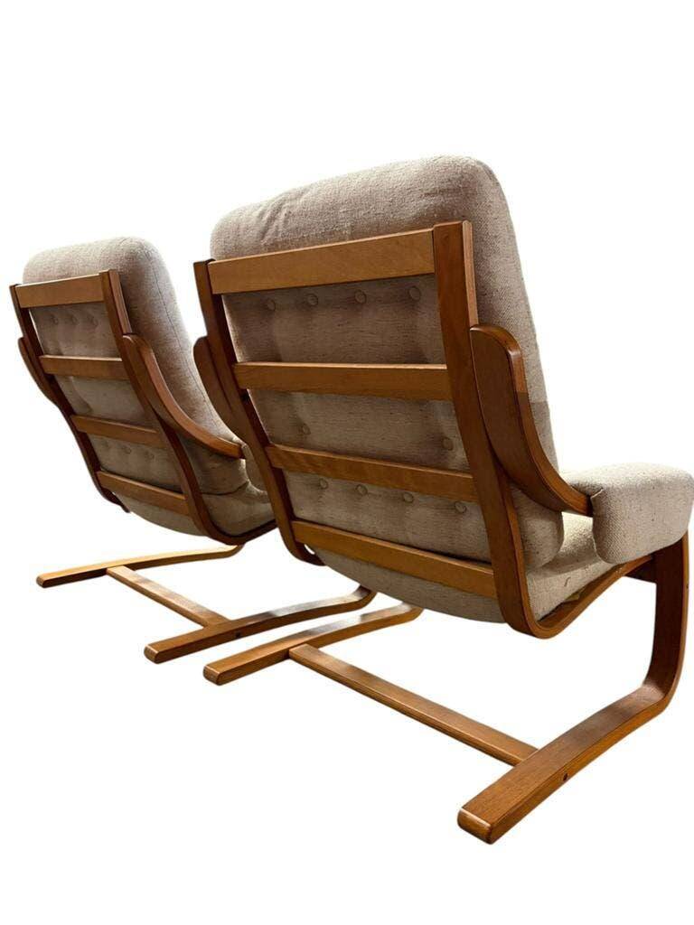 Set of 2 vintage WESTNOFA armchairs / individual armchairs