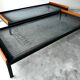 Lit de Repos / Daybed Edition Auping en métal laqué gris et chêne - Vintage des années 50 / 60