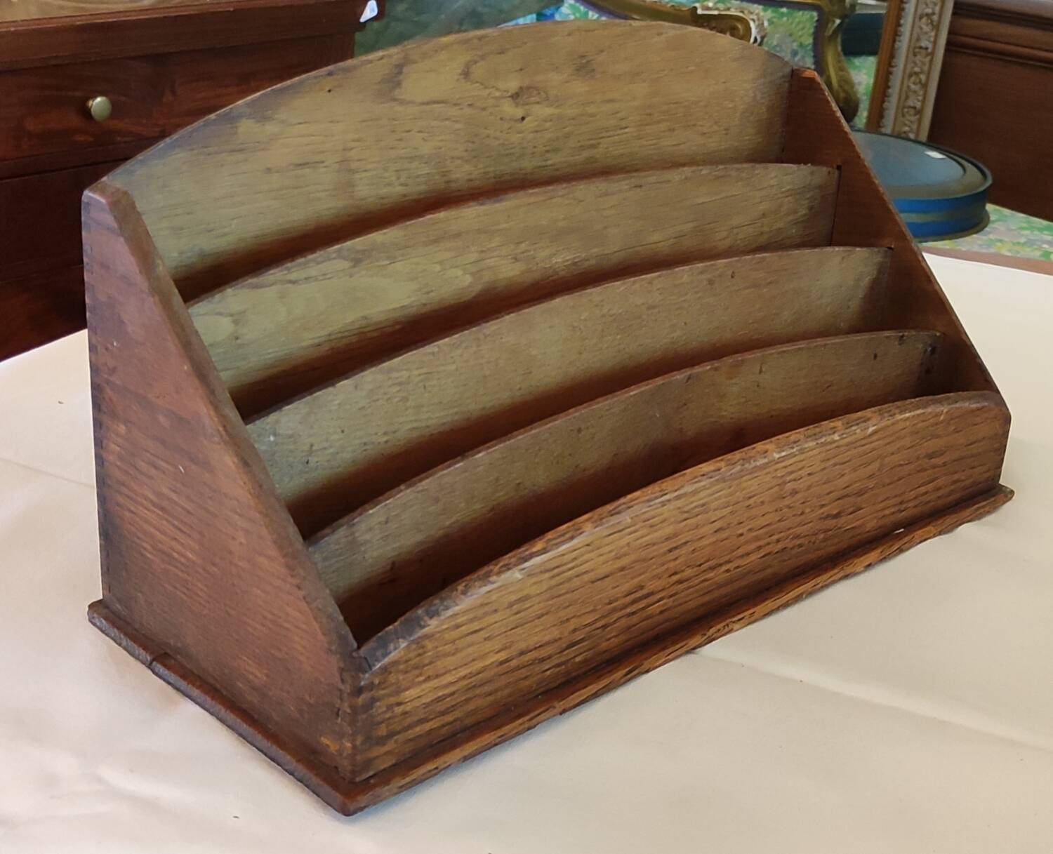 Old mail rack letter holder