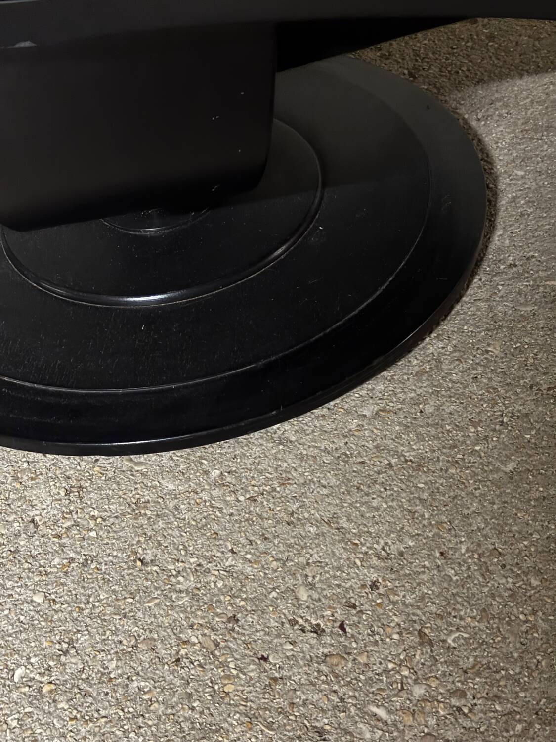 Mid-century armchair in black leather Nelo Sweden