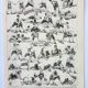 Old engraving 1898, Wrestling, combat sport, boxing • Lithograph, Original plate