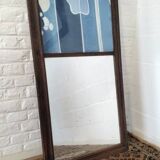 Trumeau mirror with abstract decoration