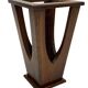 Brutalist design umbrella stand holder 60's wood