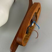 60s 70s lamp teak light wall lamp Uno & Östen Kristiansson Luxus 60s