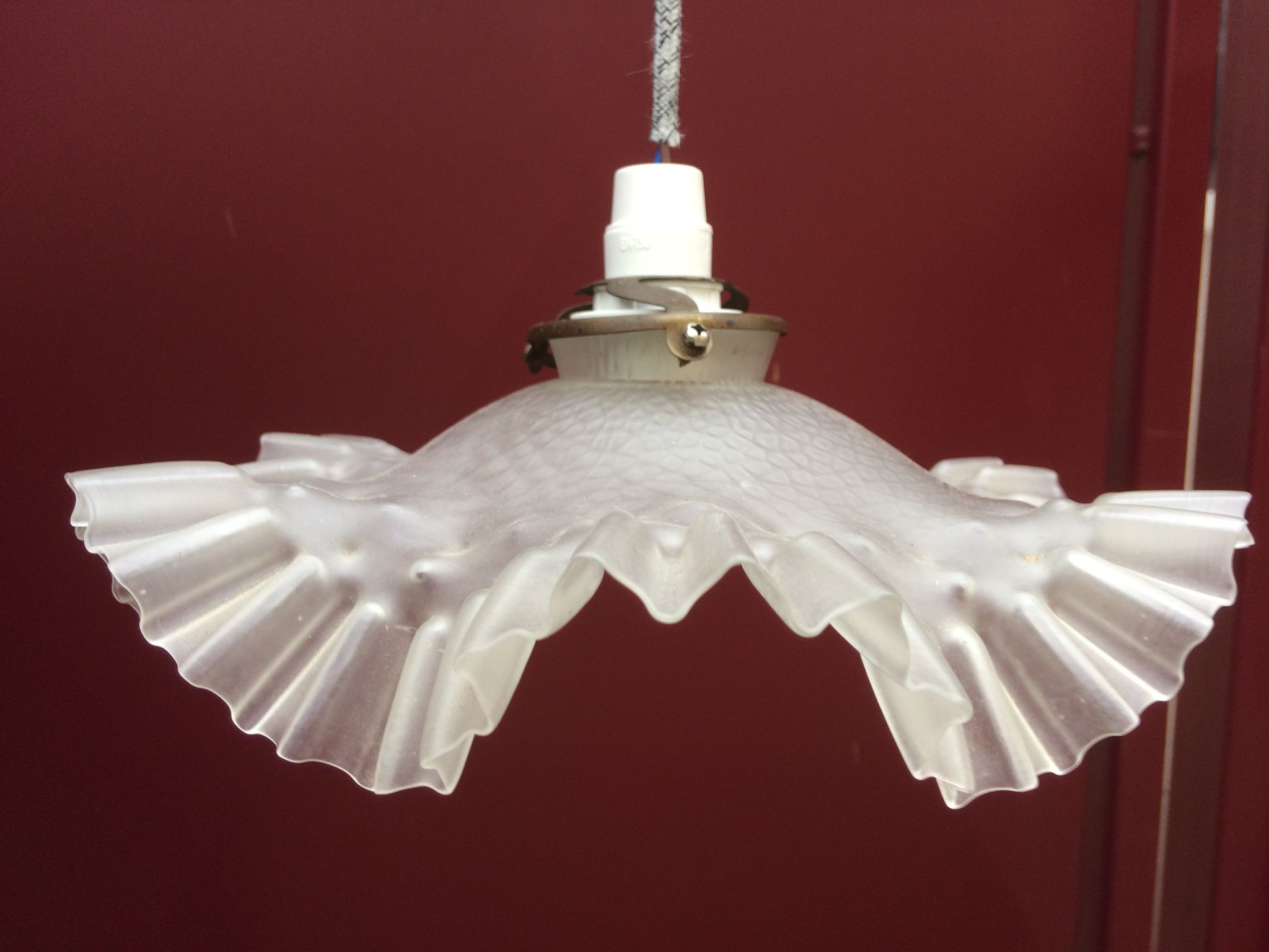 Suspension plate en verre
