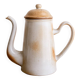 Enameled stoneware coffee pot