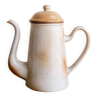 Enameled stoneware coffee pot