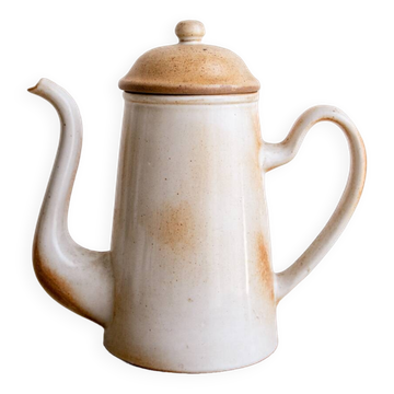 Enameled stoneware coffee pot