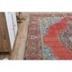 1970s Vintage Persian Handmade Wool Cotton Red Area Rug 289x384