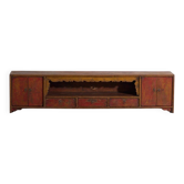 Antique low elm wood furniture – China, around 1900