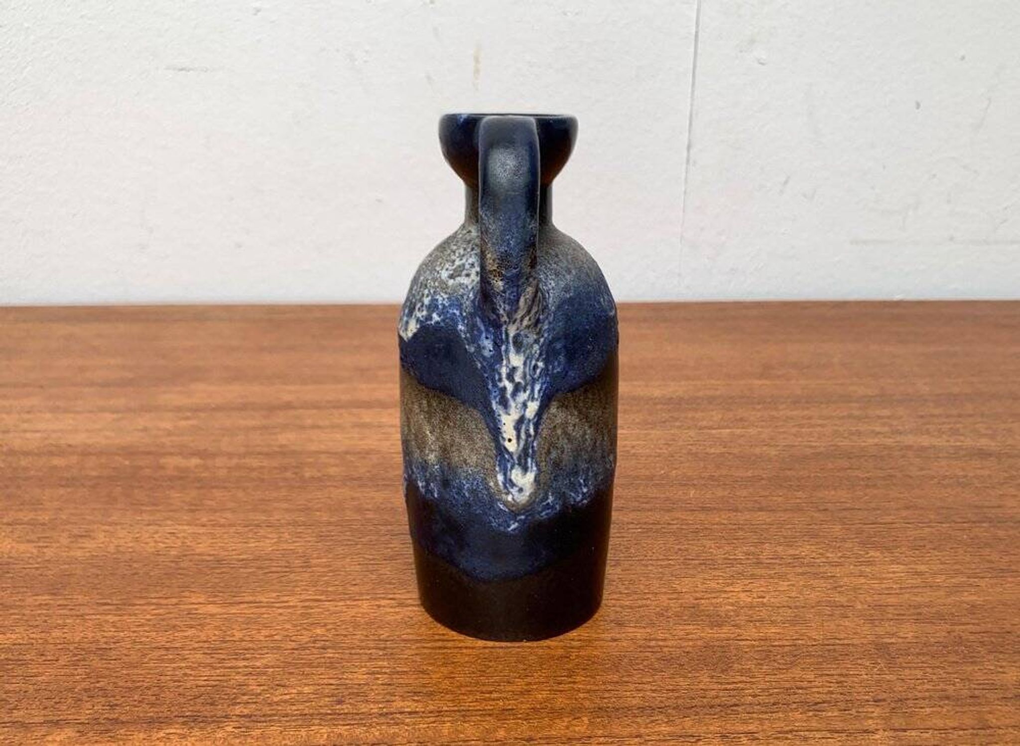 Carafe vase in German pottery WGP Fat Lava mid-century style by Ruscha, 1960s.