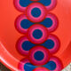 Guzzini orange plate, Ornella Noorda, 1970 design