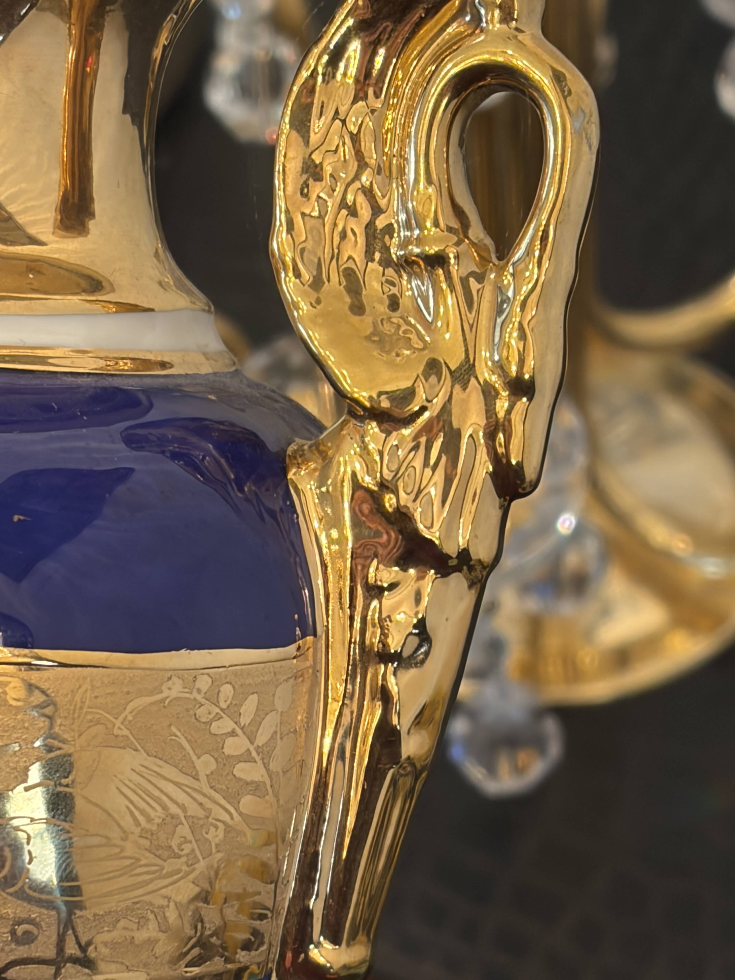 Rare Médicis vase porcelain from Paris - Le Tallec 1960