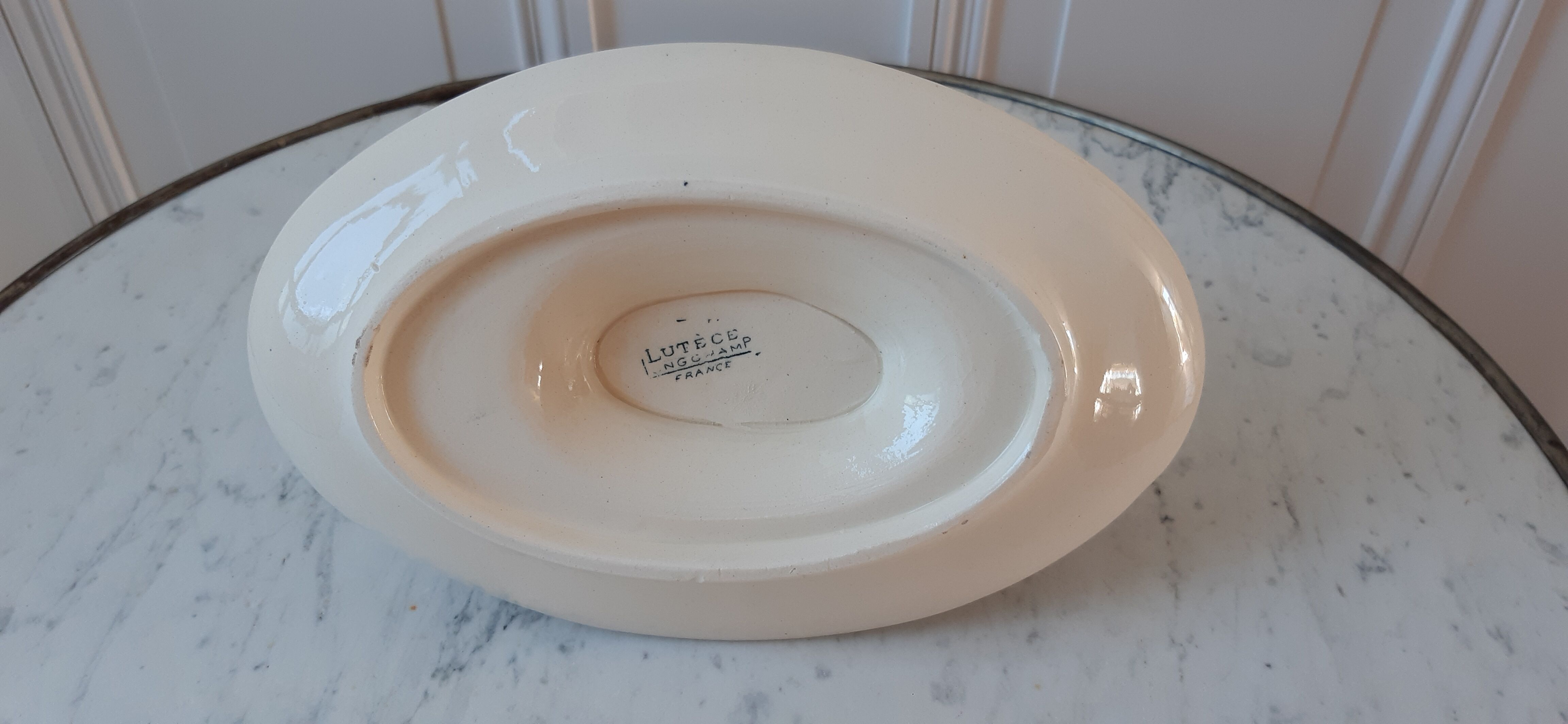 Saucière terre de fer Longchamp late nineteenth