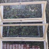 Wooden canopy 3 windows with bellows and abbatant